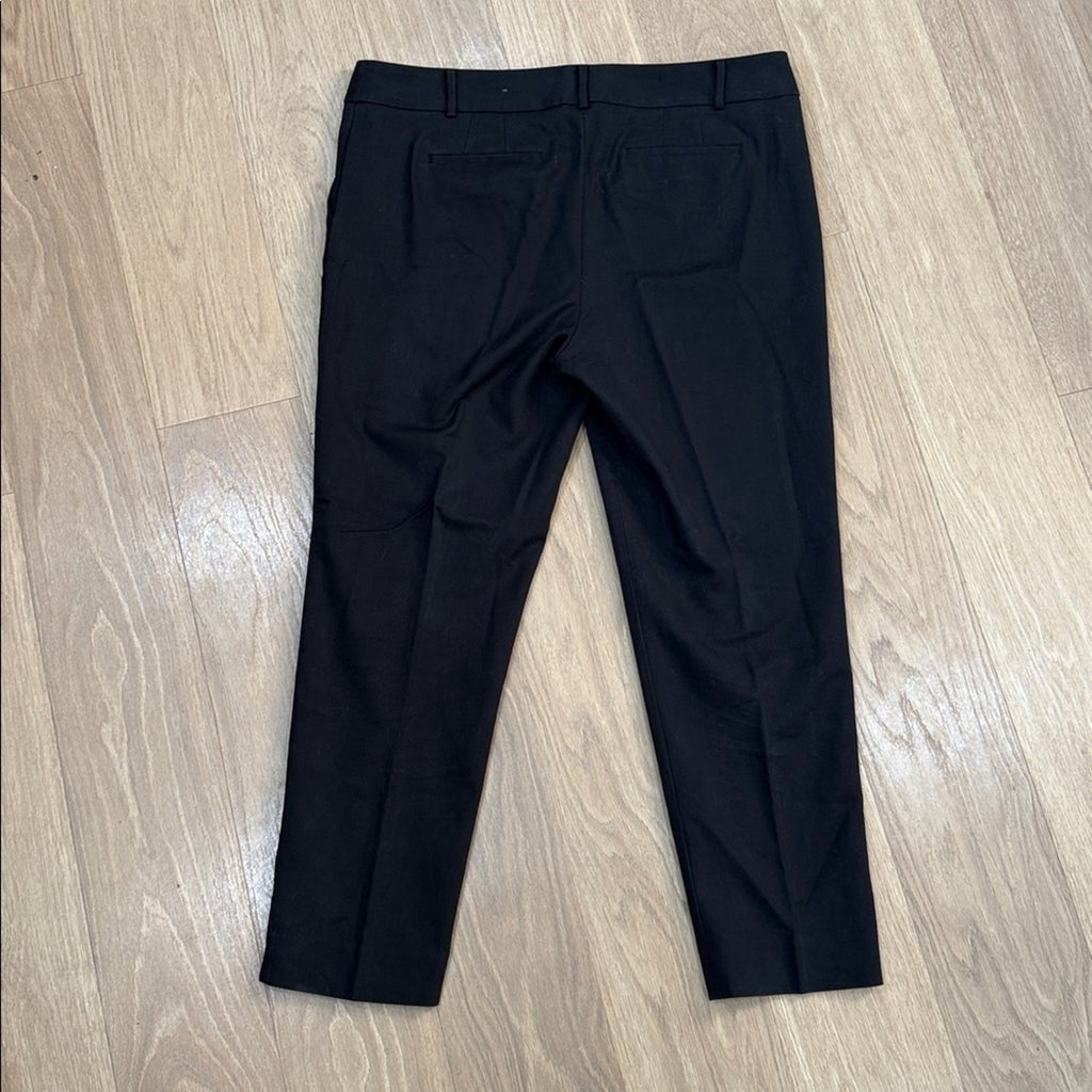 Talbots Black Hampshire Ankle Dress Pants Size 16