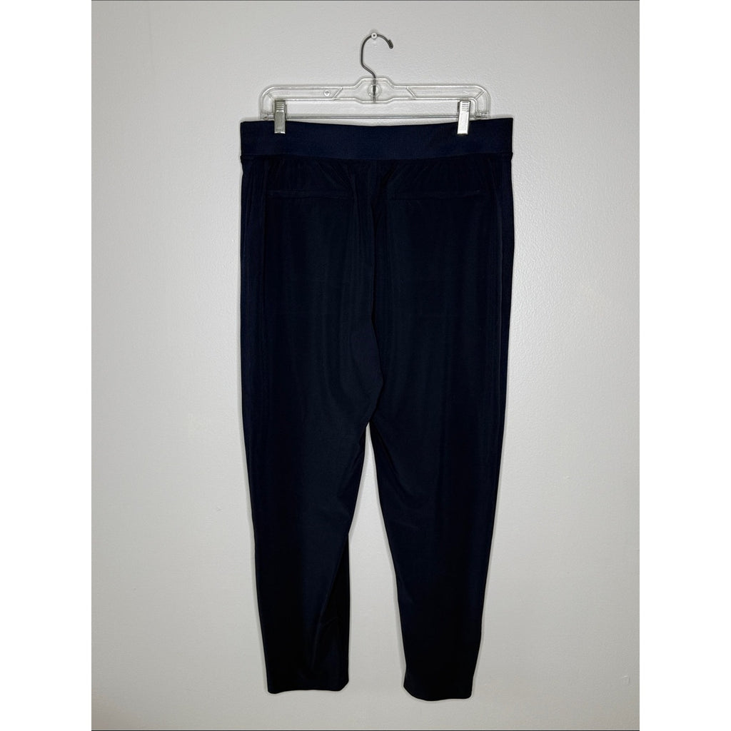 Athleta Navy Pull-On Straight Leg Pants Size 12