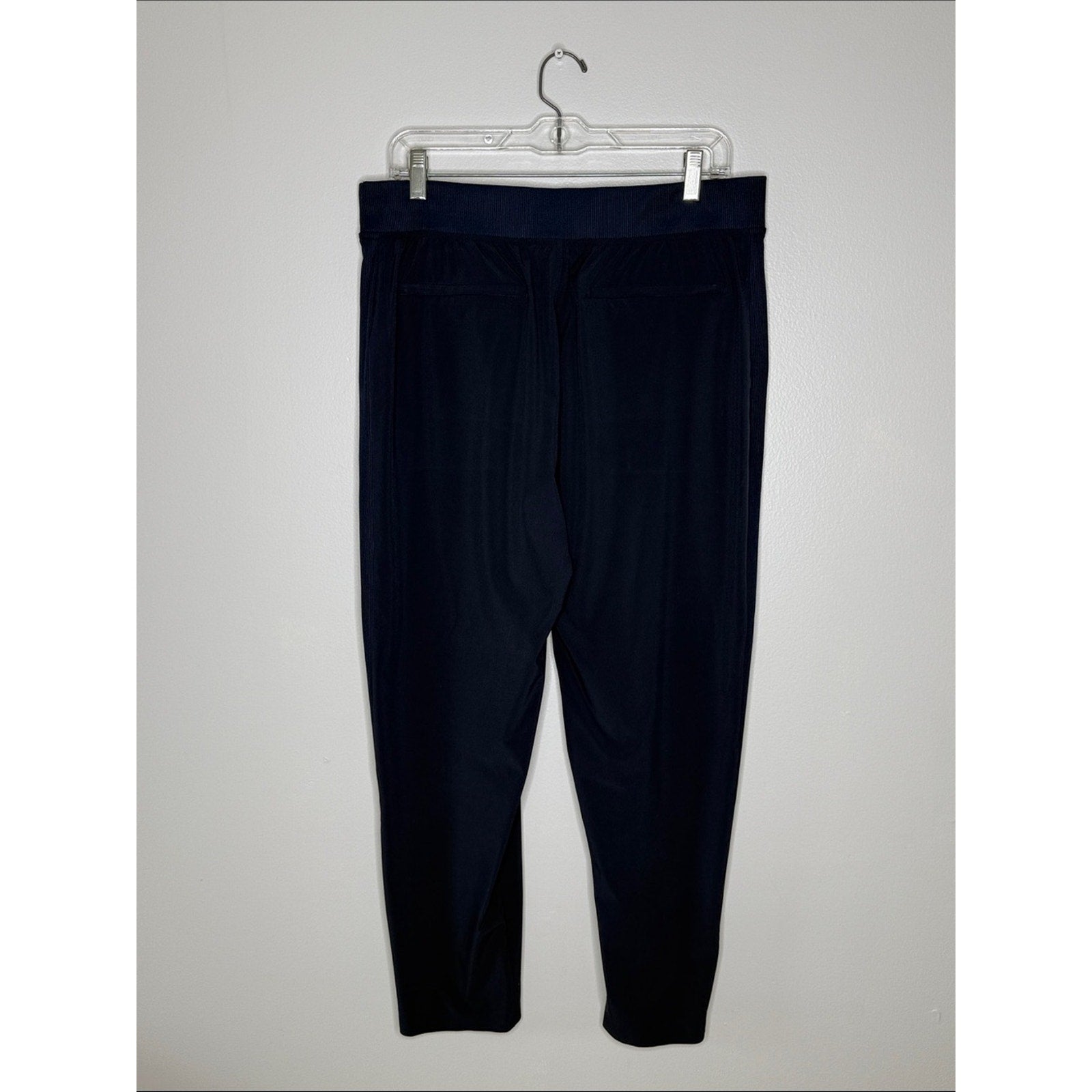 Athleta Navy Pull-On Straight Leg Pants Size 12